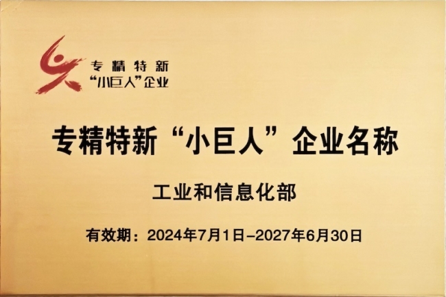 专精特新“小巨人”企业